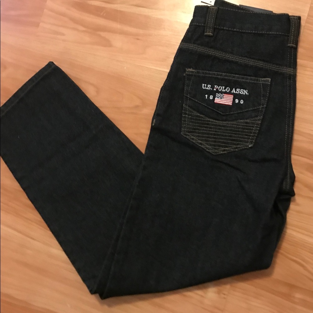 Boys US Polo Dark Denim